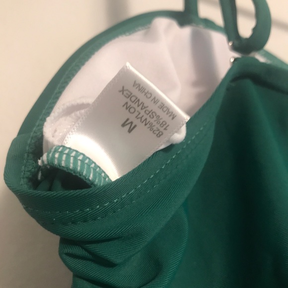 cropped high waisted tankini top & bottoms - Picture 5 of 7